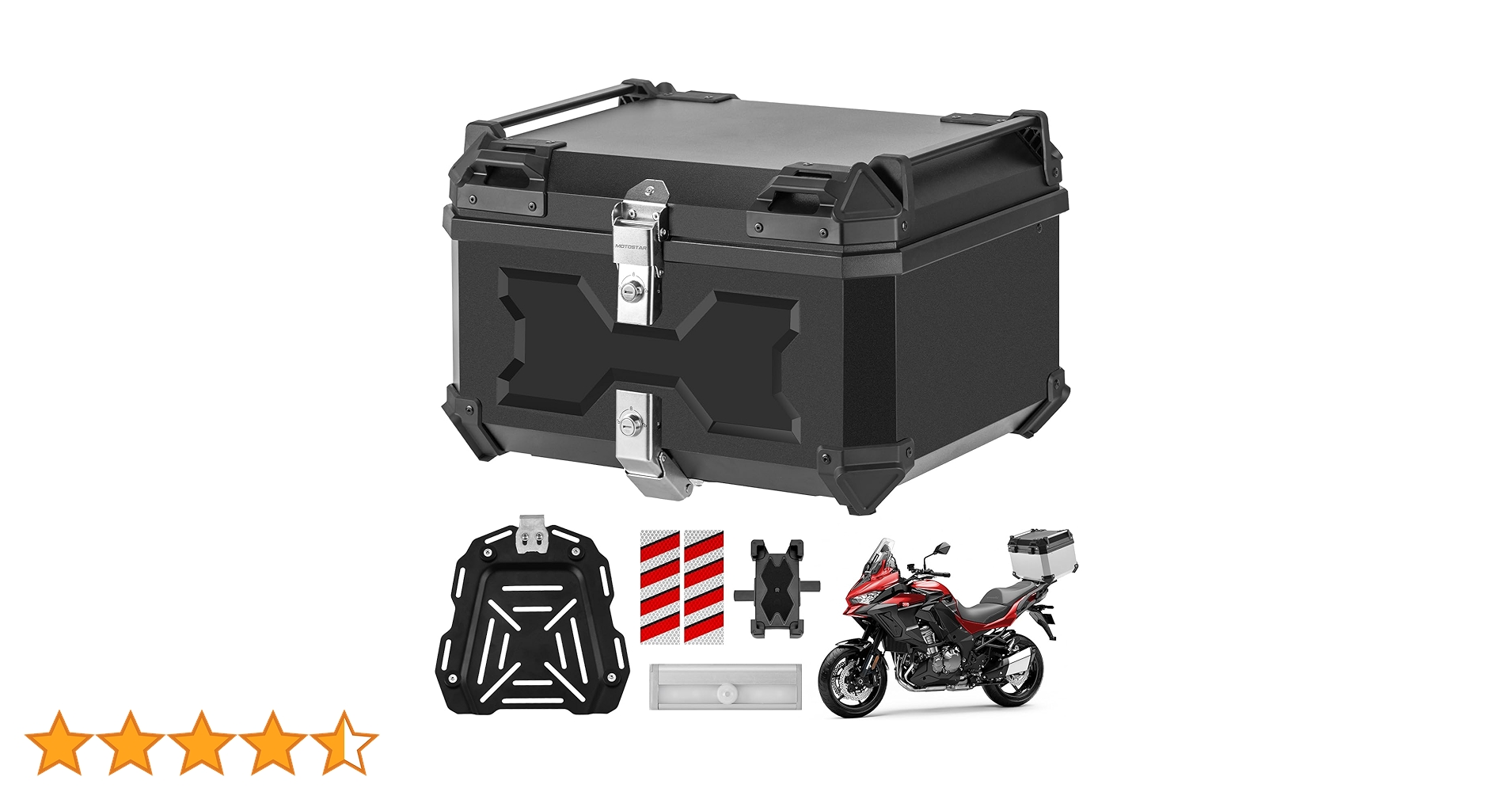 【本日9/28のみお値下げ！！】バイク用リアボックス45l 本日9/28のみお値下げ！！】バイク用リアボックス45l - メルカリ